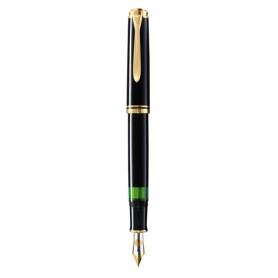 Pelikan M400 penna stilografica Sistema di riempimento integrato Nero, Oro 1 pz (994780)