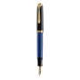 Pelikan Souverän® 400 penna stilografica Sistema di riempimento integrato Nero, Blu 1 pz (994954)
