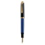 Pelikan M600 penna stilografica Sistema di riempimento integrato Nero, Blu, Oro 1 pz (995316)