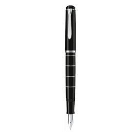 Pelikan Classic 215 penna stilografica Sistema di riempimento integrato Nero, Argento 1 pz (948349)