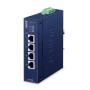 PLANET Industrial 4-Port EtherCAT convertitore multimediale di rete Blu (IECJ-400)
