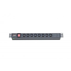 ITRack 309146 unità di distribuzione dell'energia (PDU) 8 presa(e) AC 1U Nero (ITR-309146)