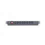 ITRack 309146 unità di distribuzione dell'energia (PDU) 8 presa(e) AC 1U Nero (ITR-309146)