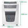 Leitz 80100000 distruggi documenti Taglio a frammenti 23 cm Bianco