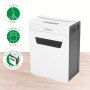 Leitz 80940000 distruggi documenti Taglio a frammenti Grigio, Bianco
