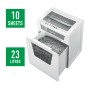 Leitz 80020000 distruggi documenti Taglio a frammenti 22,3 cm Bianco