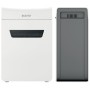 Leitz 80950000 distruggi documenti Taglio a frammenti Grigio, Bianco