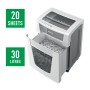 Leitz 80060000 distruggi documenti Triturazione incrociata 23 cm Bianco