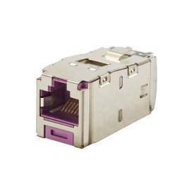 Panduit CJS688TGVLY cavo di collegamento RJ-45 Metallico, Viola (CJS688TGVLY)