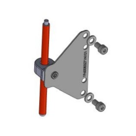 Advantech DL-STYL012 kit di fissaggio Rosso, Acciaio