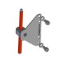 Advantech DL-STYL012 kit di fissaggio Rosso, Acciaio