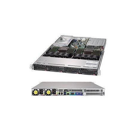 Supermicro SYS-6019U-TRT sistema barebone per server Intel® C621 LGA 3647 (Socket P) Rack (1U) Nero (SYS-6019U-TRT)