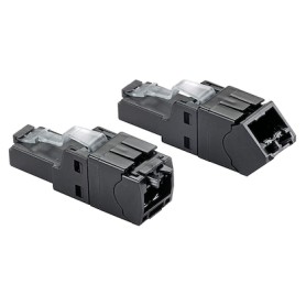 Panduit FP6X88MTG-X adattatore per inversione del genere dei cavi RJ-45 TX6A Nero (FP6X88MTG-X)