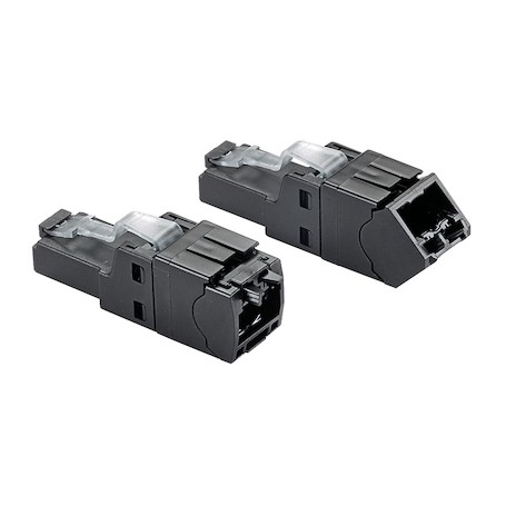Panduit FP6X88MTG-X adattatore per inversione del genere dei cavi RJ-45 TX6A Nero (FP6X88MTG-X)