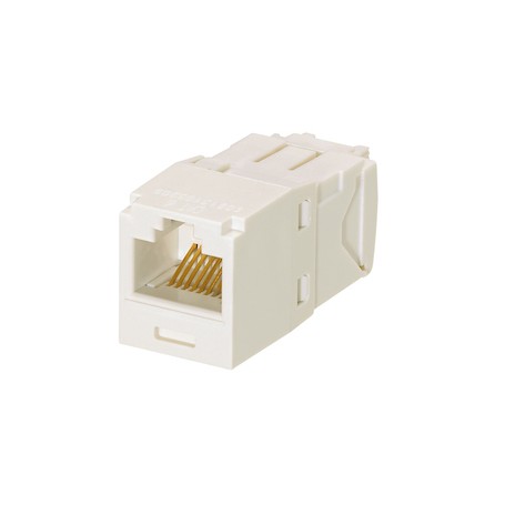 Mini-Com Module Cat.6 UTP White TG Style(24 Pk.) (CJ688TGIW-24)