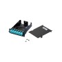 Panduit FCS9N-12-10P adattatore di fibra ottica LC 1 pz Nero