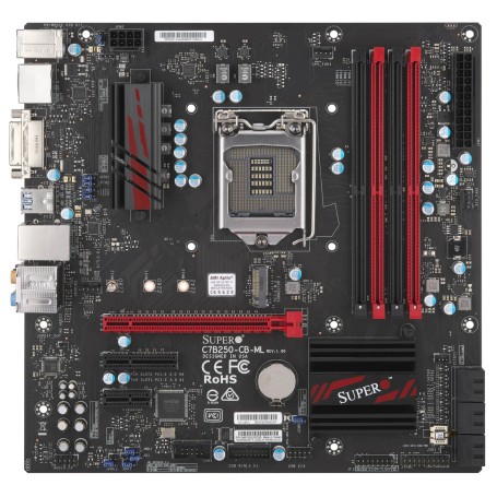 Supermicro C7B250-CB-ML Intel® B250 LGA 1151 (Presa H4) micro ATX (MBD-C7B250-CB-ML-O)
