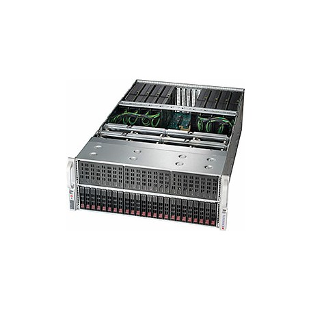 Supermicro SuperServer 4028GR-TRT2 Intel® C612 LGA 2011 (Socket R) Armadio (4U) Nero (SYS-4028GR-TRT2)