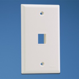 Panduit NK1FNIW Placca copripresa e copri interruttori Bianco