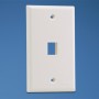 Panduit NK1FNIW Placca copripresa e copri interruttori Bianco