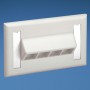 Panduit NK4HSFIGY Placca copripresa e copri interruttori Bianco