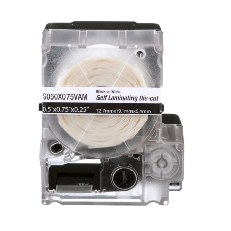 Panduit S050X125VAM etichetta codici a barre Bianco