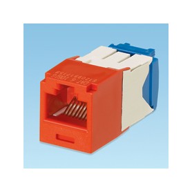 Panduit UTP RJ45 TG-MiniJack Cat6a Red (CJ6X88TGRD)