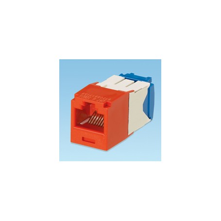 Panduit UTP RJ45 TG-MiniJack Cat6a Red (CJ6X88TGRD)