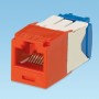 Panduit UTP RJ45 TG-MiniJack Cat6a Red (CJ6X88TGRD)