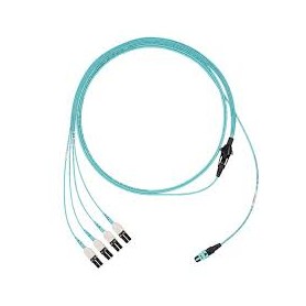 Panduit FZ8RL7NUSQNM002 cavo InfiniBand e in fibra ottica 2 m PanMPO 4x LC Colore acqua