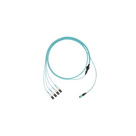 Panduit FZ8RL7NUSQNM002 cavo InfiniBand e in fibra ottica 2 m PanMPO 4x LC Colore acqua