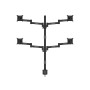 Multibrackets 5891 supporto da tavolo per Tv a schermo piatto 76,2 cm (30") Morsa/Bullone di ancoraggio Nero (MB5884)