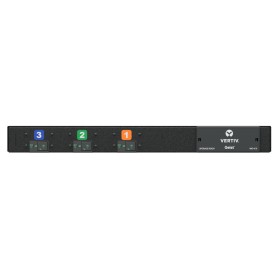 Vertiv UI10026 unità di distribuzione dell'energia (PDU) 12 presa(e) AC 1U Nero