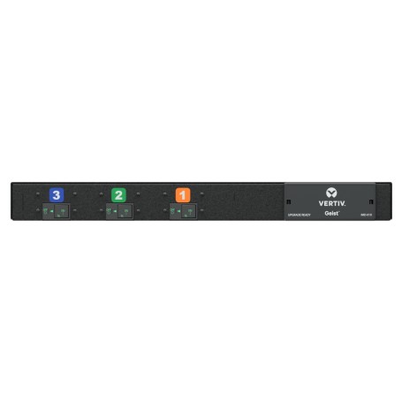 Vertiv UI10026 unità di distribuzione dell'energia (PDU) 12 presa(e) AC 1U Nero