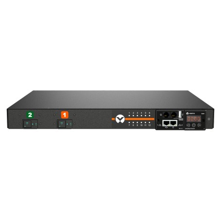 Vertiv Geist MGU3E1R6-12CF13-3PS6B2H10-S unità di distribuzione dell'energia (PDU) 12 presa(e) AC 0U Nero (GU30202)