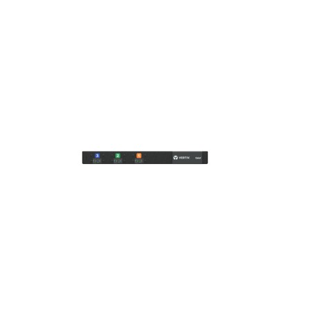 Vertiv U1076 unità di distribuzione dell'energia (PDU) 12 presa(e) AC 1U Nero