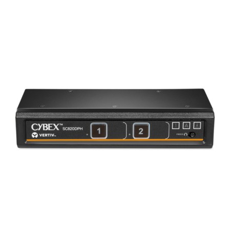Vertiv SC820DPH-400 switch per keyboard-video-mouse (kvm) Nero