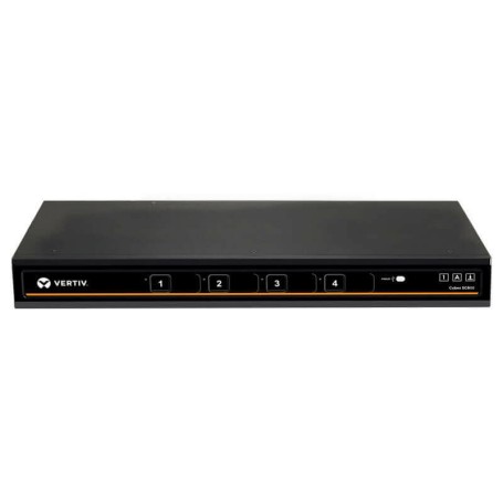Vertiv SC840DPH-400 switch per keyboard-video-mouse (kvm) Nero