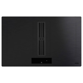 SMEG HOBD382N2 Piano cottura a induzione da 80 cm con cappa aspirante integrata, nero opaco.