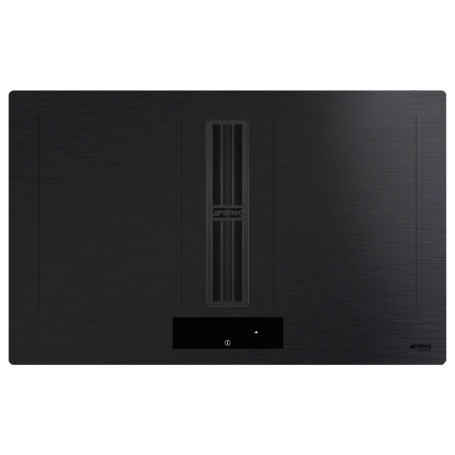 SMEG HOBD382N2 Piano cottura a induzione da 80 cm con cappa aspirante integrata, nero opaco.