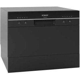 Lavastoviglie da tavolo Bomann TSG 7405, larghezza 55 cm, 6 coperti, 5 programmi, nera (774041)