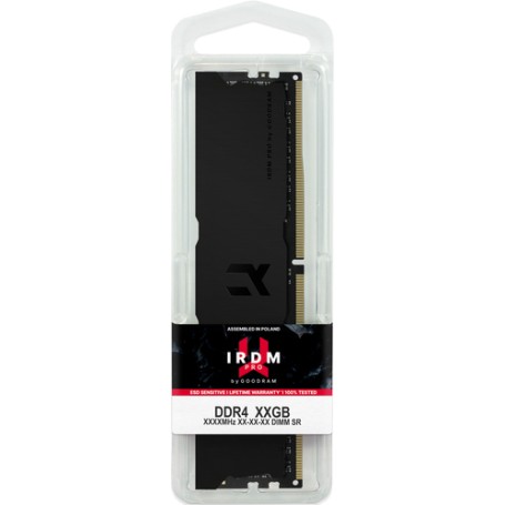 Goodram IRP-K3600D4V64L18/64GDC IRDM DEEP BLACK memoria 64 GB 2 x 32 GB DDR4