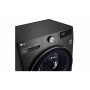 LG F6WV710P2S lavatrice Caricamento frontale 10,5 kg 1560 Giri/min Nero, Acciaio inox