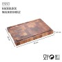 GEFU 13948 tagliere da cucina Rettangolare Legno Noce, Legno