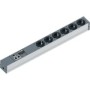 Bachmann BlueNet BN2000 unità di distribuzione dell'energia (PDU) 6 presa(e) AC 1U Nero, Argento (329.3009)