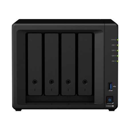 Synology DiskStation DS920+ server NAS e di archiviazione Mini Tower Intel® Celeron® J4125 4 GB DDR4 0 TB DiskStation Manager 