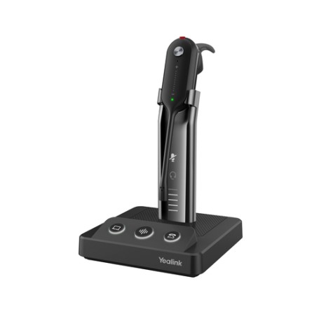 Yealink WH63 UC Auricolare Wireless A clip, A Padiglione, In-ear Ufficio Micro-USB Base di ricarica Nero (WH63-UC)