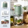 Ariete 438, Tritatutto Vintage, Chopper e Tritaghiaccio, 2 velocità, 4 lame in Acciaio Inox, Tazza graduata 600 ml, 400 W, Verd (ARI-438VERDE)