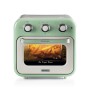 Ariete 4632 Friggitrice ad aria e forno Vintage, 1400W, 2in1, Capacità 16L, Accessori inclusi, Timer 60 minuti, Doppio vetro, V (ARI-4632VERDE)