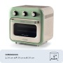Ariete 4632 Friggitrice ad aria e forno Vintage, 1400W, 2in1, Capacità 16L, Accessori inclusi, Timer 60 minuti, Doppio vetro, V (ARI-4632VERDE)